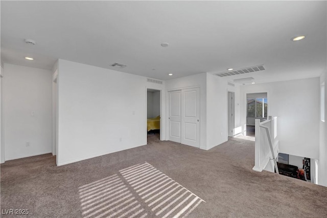 7853 Bethel Heights Ln, Las Vegas, NV 89113 - carpeted empty room featuring recessed lighting and a smoke detector
