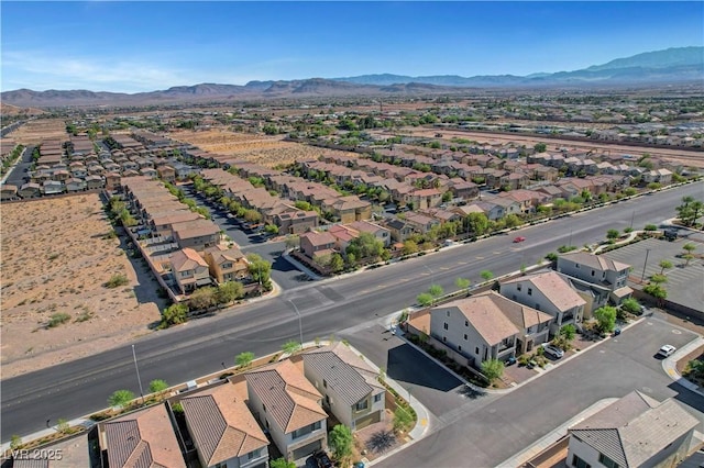 7853 Bethel Heights Ln, Las Vegas, NV 89113 - aerial perspective of suburban area with mountains