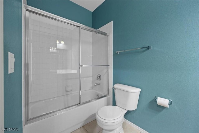 745 Diamond Bend Ave, Las Vegas, NV 89123 - full bathroom featuring bath / shower combo with glass door and tile patterned flooring