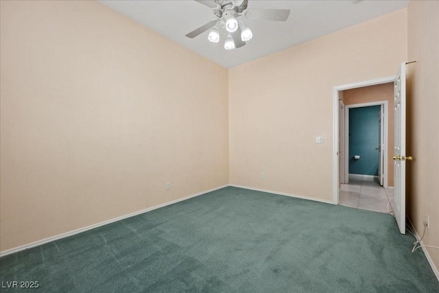 745 Diamond Bend Ave, Las Vegas, NV 89123 - spare room with carpet and a ceiling fan