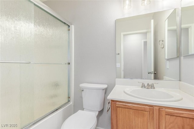 5402 Shady Lair Ct, North Las Vegas, NV 89031 - full bathroom featuring vanity and enclosed tub / shower combo