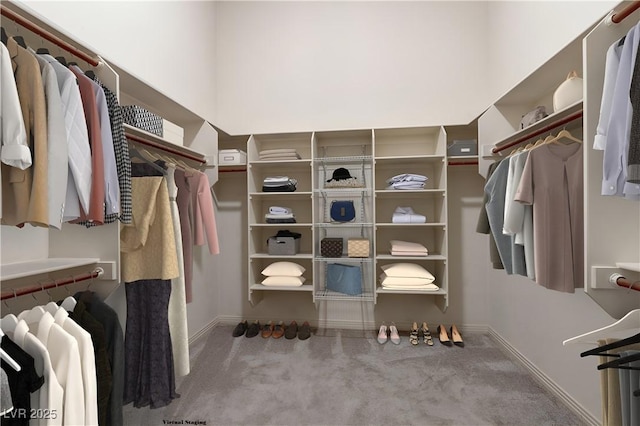 5193 N Miller Ln, Las Vegas, NV 89149 - walk in closet featuring carpet floors