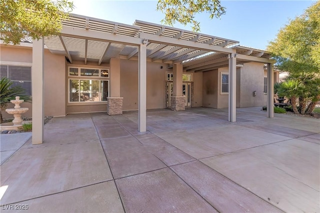 5193 N Miller Ln, Las Vegas, NV 89149 - view of patio / terrace with a pergola