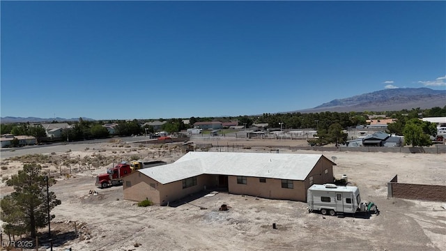 7130 Bilpar Rd, Las Vegas, NV 89131 - aerial view of property and surrounding area featuring a mountain backdrop