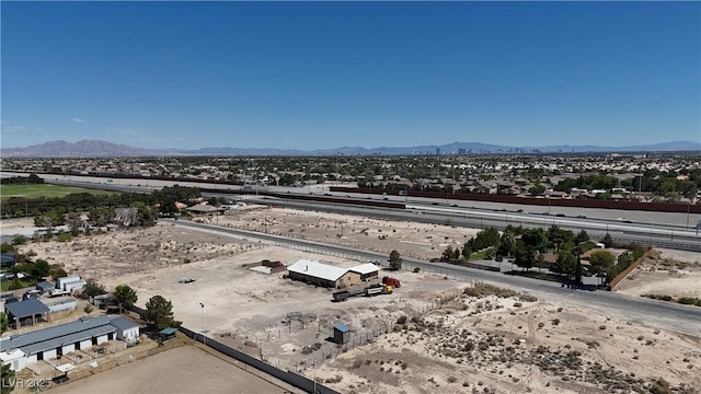 7130 Bilpar Rd, Las Vegas, NV 89131 - drone / aerial view of a mountainous background