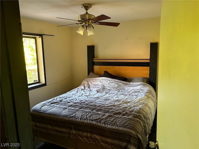 3167 El Cedro Cir, Las Vegas, NV 89121 - bedroom with a ceiling fan