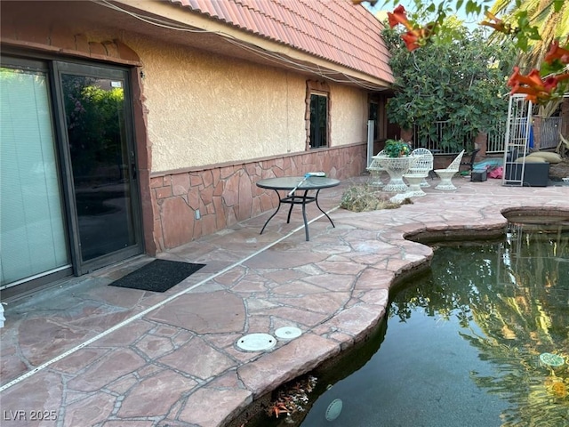 3167 El Cedro Cir, Las Vegas, NV 89121 - view of patio / terrace with an outdoor pool