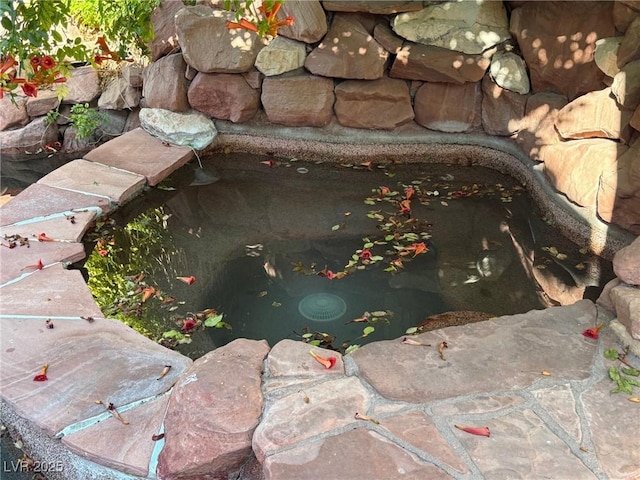 3167 El Cedro Cir, Las Vegas, NV 89121 - exterior view of a garden pond