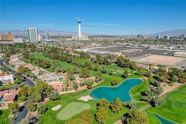 940 Vegas Valley Dr, Las Vegas, NV 89109 - view of urban area featuring a water and mountain view and a golf club