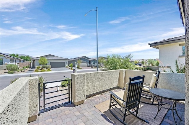 2383 Elmont Ave, North Las Vegas, NV 89086 - patio / terrace featuring a residential view