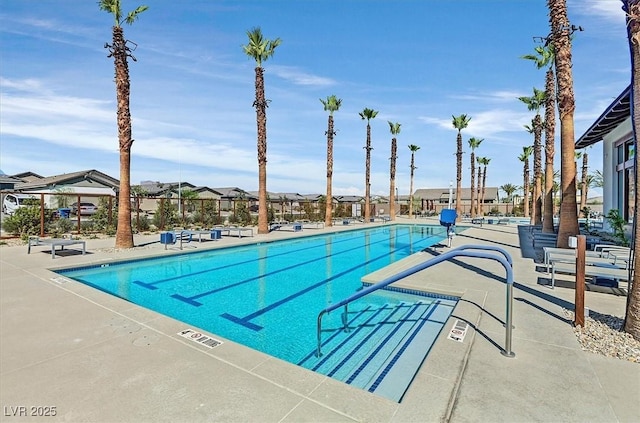 2383 Elmont Ave, North Las Vegas, NV 89086 - community pool with a residential view