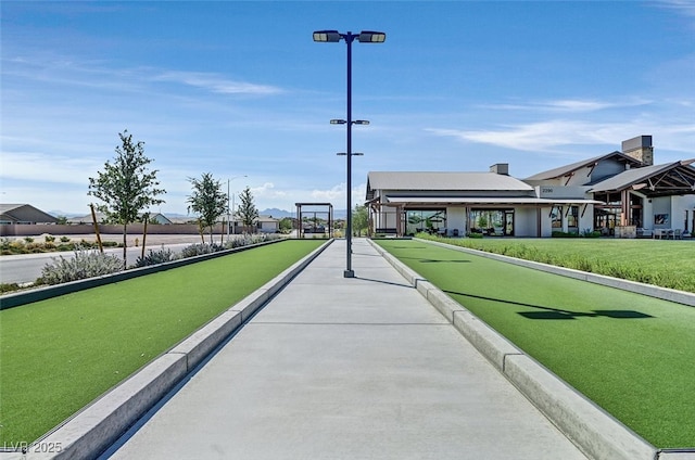 2383 Elmont Ave, North Las Vegas, NV 89086 - view of community featuring a bocce ball area