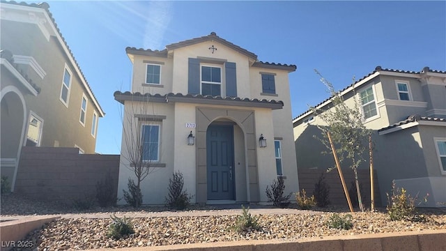2713 Abrantes Pl, Henderson, NV 89044 - mediterranean / spanish home featuring stucco siding and a tile roof