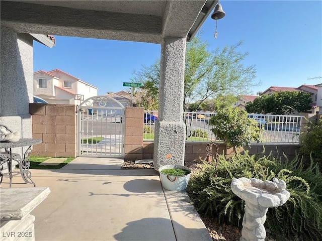 6292 Yucca Valley Ct, Las Vegas, NV 89142 - view of patio / terrace with a gate