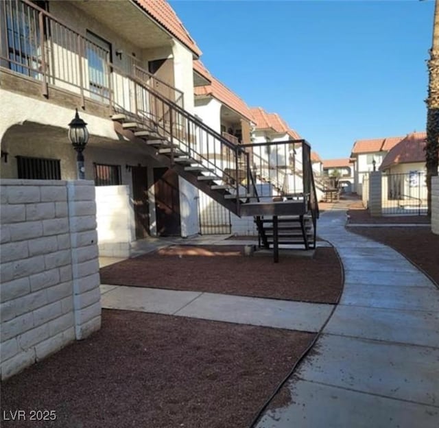 4300 N Lamont St Unit 232, Las Vegas, NV 89115 - view of property's community featuring stairs and a residential view