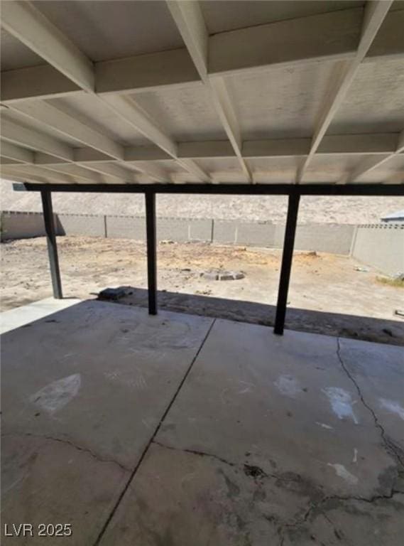 3755 Chutney St, Las Vegas, NV 89121 - fenced backyard featuring a patio