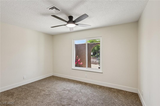 667 Del Prado Dr, Boulder City, NV 89005 - unfurnished room featuring carpet floors, ceiling fan, and a textured ceiling