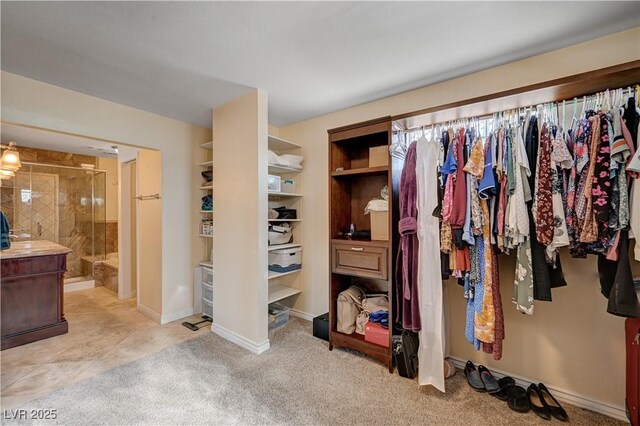 902 Dianne Dr, Boulder City, NV 89005 - spacious closet with light carpet