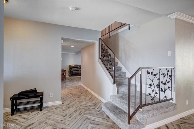902 Dianne Dr, Boulder City, NV 89005 - stairway with baseboards