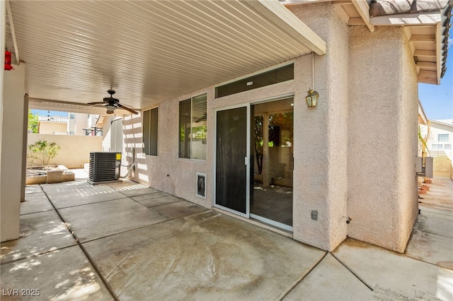 9733 Northern Dancer Dr, Las Vegas, NV 89117 - view of patio / terrace featuring a ceiling fan