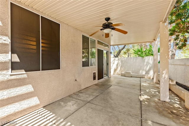 9733 Northern Dancer Dr, Las Vegas, NV 89117 - view of patio with a ceiling fan