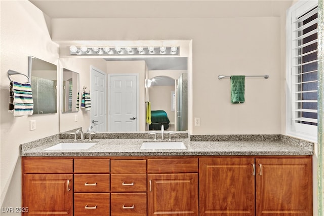 9733 Northern Dancer Dr, Las Vegas, NV 89117 - bathroom featuring double vanity