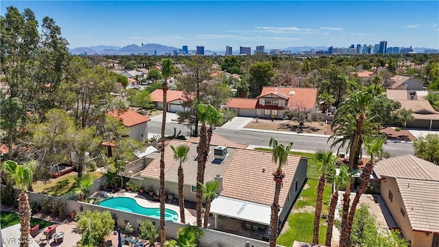3361 Iberia St, Las Vegas, NV 89146 - drone / aerial view of a pool