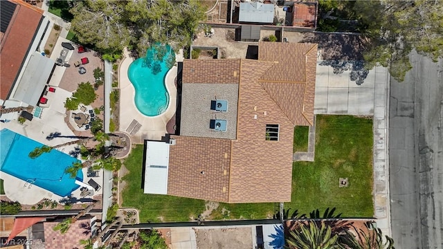 3361 Iberia St, Las Vegas, NV 89146 - bird's eye view of a pool area