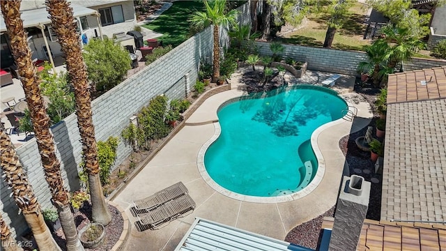 3361 Iberia St, Las Vegas, NV 89146 - view of swimming pool with a fenced backyard
