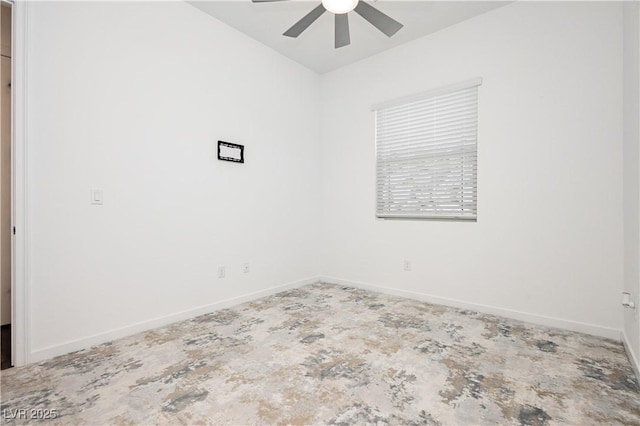 901 Allister Fields Ln, Las Vegas, NV 89138 - unfurnished room with ceiling fan and baseboards