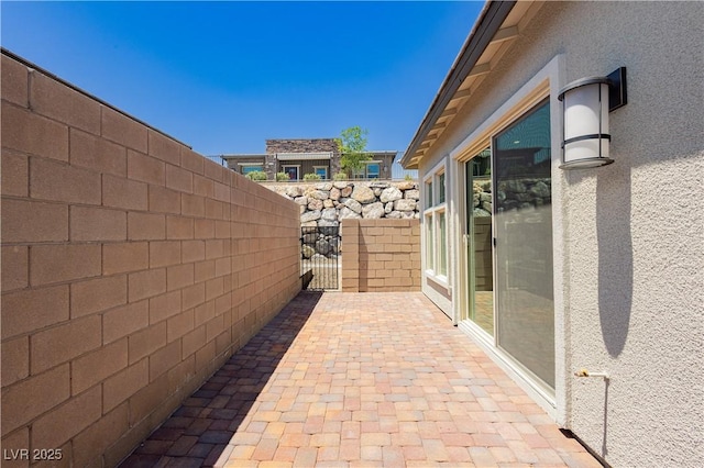 901 Allister Fields Ln, Las Vegas, NV 89138 - view of patio / terrace featuring a gate