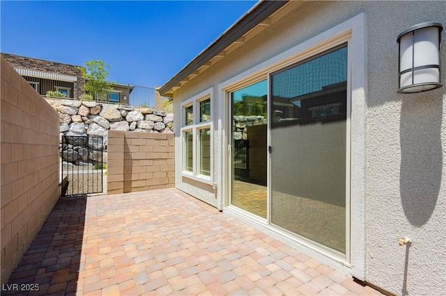 901 Allister Fields Ln, Las Vegas, NV 89138 - view of patio / terrace with a gate