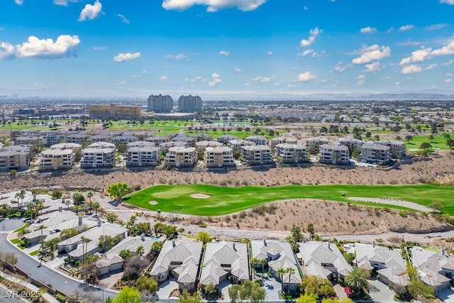 9233 Canyon Mesa Dr, Las Vegas, NV 89144 - aerial perspective of suburban area featuring a golf club