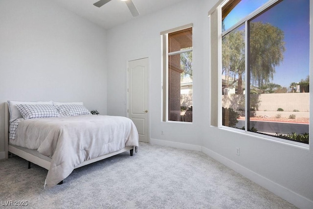 9233 Canyon Mesa Dr, Las Vegas, NV 89144 - bedroom featuring carpet and a ceiling fan