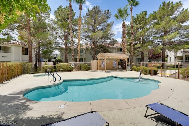 2633 S Durango Dr Unit 202, Las Vegas, NV 89117 - community pool featuring a patio