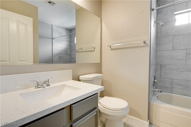 2633 S Durango Dr Unit 202, Las Vegas, NV 89117 - full bath featuring vanity, shower / bathtub combination, and tile patterned floors