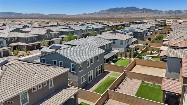 10058 Matter Overlook Dr, Las Vegas, NV 89178 - aerial perspective of suburban area with a mountainous background