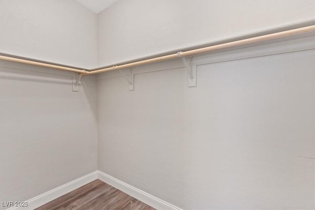 10058 Matter Overlook Dr, Las Vegas, NV 89178 - walk in closet with wood finished floors