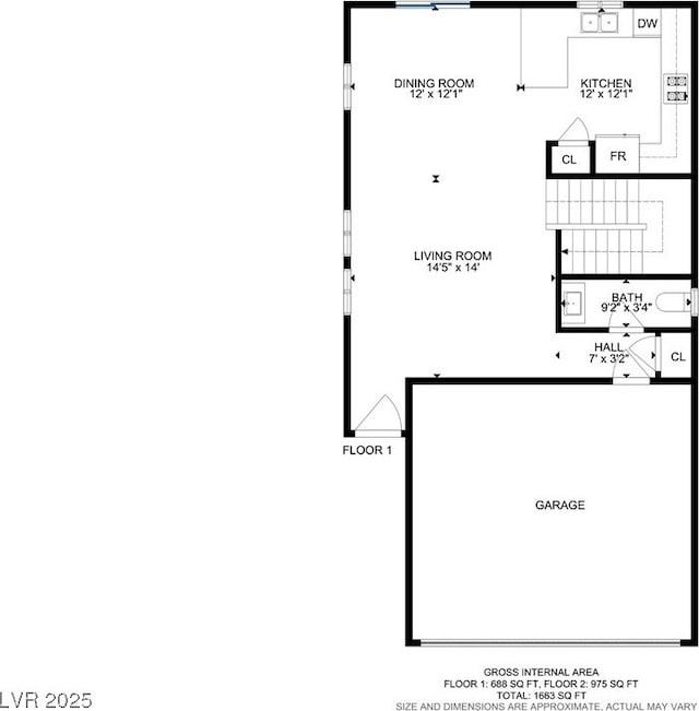 1113 Fragrant Cactus Ct, North Las Vegas, NV 89031 - view of room layout