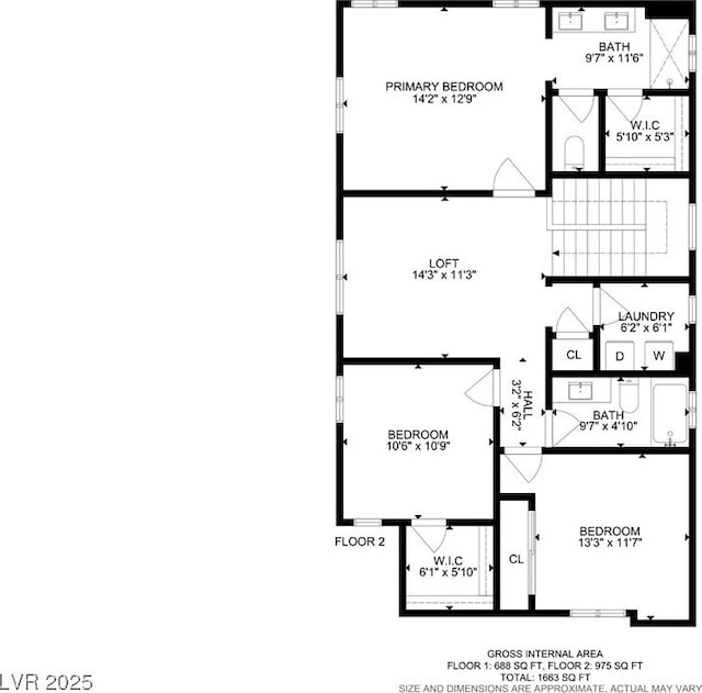 1113 Fragrant Cactus Ct, North Las Vegas, NV 89031 - view of room layout