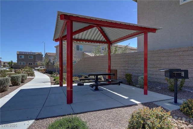 1113 Fragrant Cactus Ct, North Las Vegas, NV 89031 - view of home's community with a gazebo, a patio, and a residential view