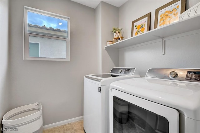 1113 Fragrant Cactus Ct, North Las Vegas, NV 89031 - washroom featuring separate washer and dryer and baseboards