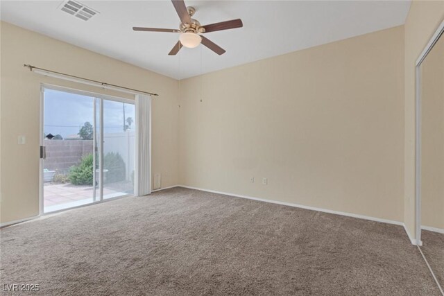 4713 Guma Way N, Las Vegas, NV 89031 - empty room with carpet floors and ceiling fan