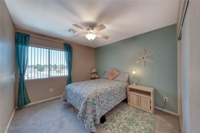 8914 Termoli St, Las Vegas, NV 89123 - bedroom with carpet and a ceiling fan