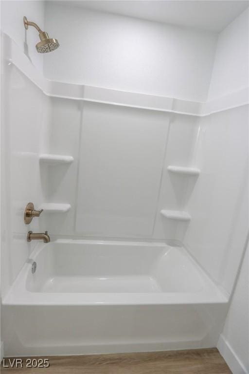4269 Roanridge Ave, Las Vegas, NV 89120 - bathroom with wood finished floors and shower / washtub combination