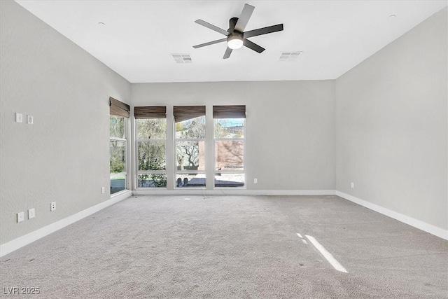 2170 Monte Bianco Pl, Henderson, NV 89044 - unfurnished room with a ceiling fan and carpet floors