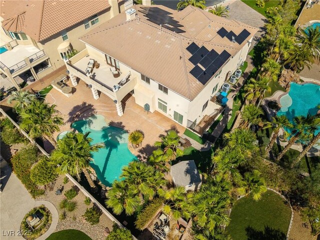 11005 Inverlochy Ct, Las Vegas, NV 89141 - view of subject property with a pool