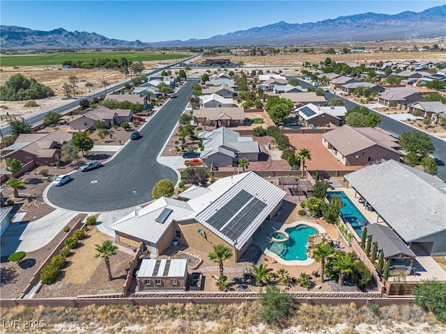 231 Bristle Cone, Pahrump, NV 89048 - aerial perspective of suburban area featuring a mountainous background