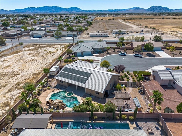 231 Bristle Cone, Pahrump, NV 89048 - aerial perspective of suburban area featuring mountains