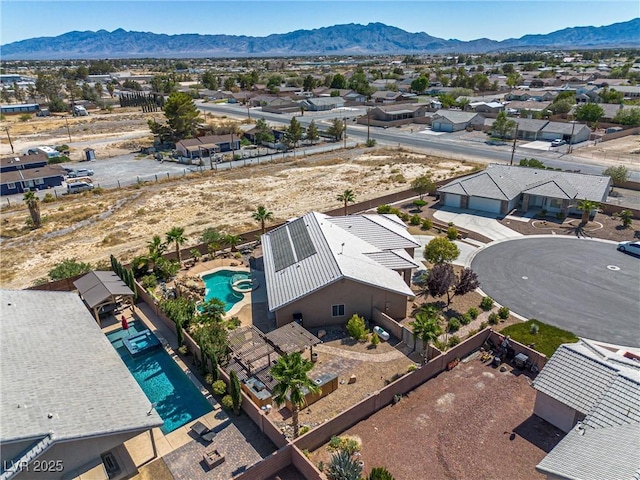 231 Bristle Cone, Pahrump, NV 89048 - aerial perspective of suburban area with mountains